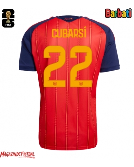 Spania Pau Cubarsi #22 Tricou Fotbal Replică Mondial 2026 Barbati Acasa Spania Pau Cubarsi #22 Tricou Fotbal Replică Mondial 2026 Barbati Acasa